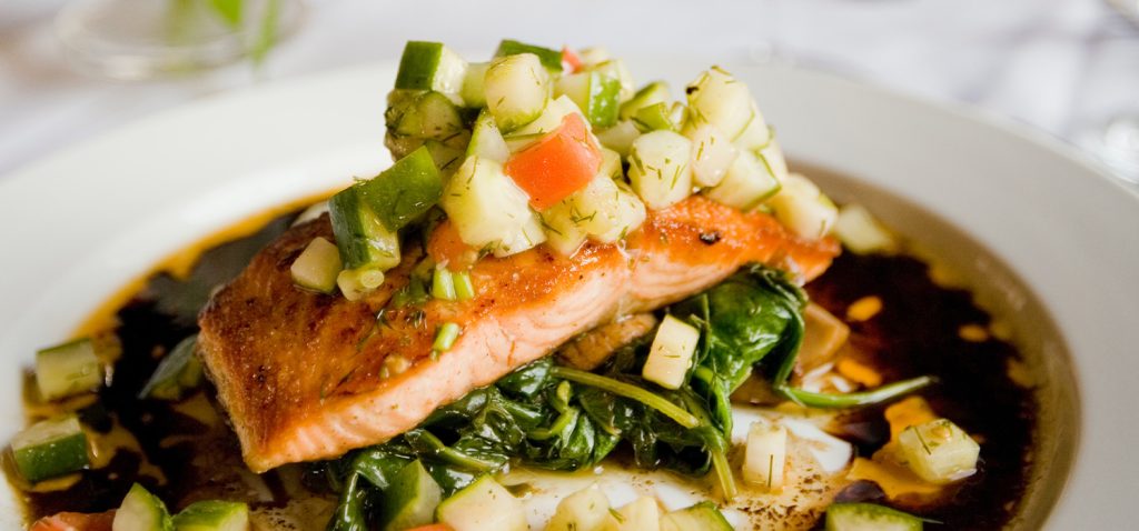 poisson vin rouge